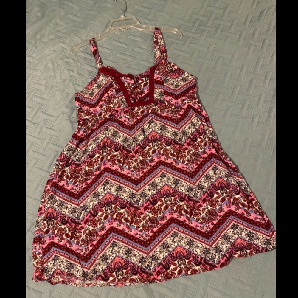 Pink flower dress